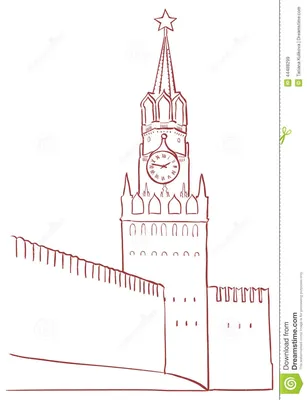 Кремль рисунок карандашом для срисовки - 52 фото