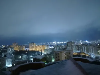 Вид на город с крыши - 71 фото