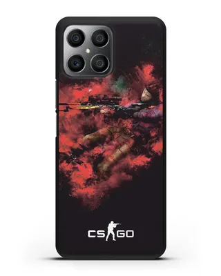 Чехол CS GO снайпер спецназ для Honor X8 силикон купить недорого в  интернет-магазине Caseme