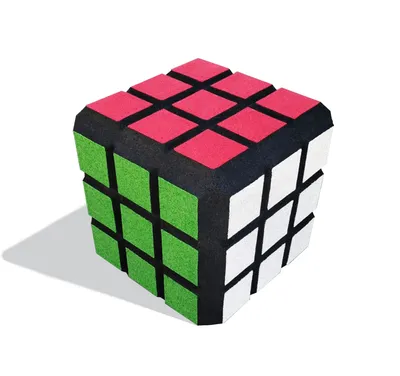 Белый Кубик Рубика 3x3 для картин — купить в интернет-магазине «Кубмаркет»