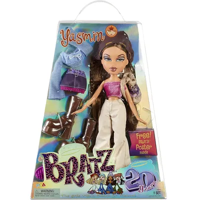 Братц Оригинальный игровой набор старой версии, куклы братц, 20 лет,  Yasmin, детские игрушки, подарки на день рождения для девочек, модная Кукла-фигурка  | AliExpress