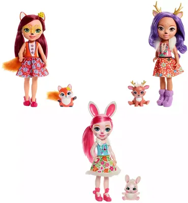 Купить куклы Enchantimals Mattel Большие FRH51, цены на Мегамаркет