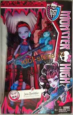 Monster High, Jane Boolittle basic fashion doll. Монстр * Монстер Хай, кукла  Джейн Булитл базовая | Monster high dolls, Custom monster high dolls, Monster  high