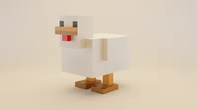 Курица. Птица Minecraft. | Slime Minecraft | Дзен