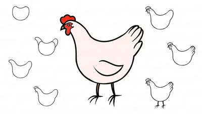Петух и курица | Пейзажи, Пейзаж картина маслом, Рисунки петухов