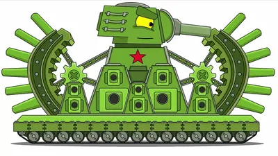 Как нарисовать Танк Гибрид КВ-44 - Мультики про танки | EL Animation | Дзен