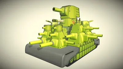 The power and annihilation of KV-44M2. Cartoons about tanks - YouTube