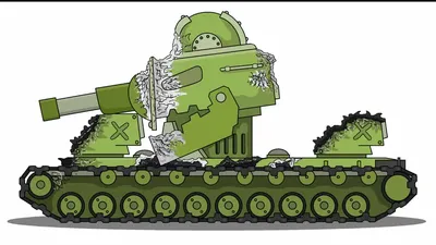 Как Нарисовать Танк Уничтоженный КВ-6 Мультики про танки | EL Animation |  Дзен