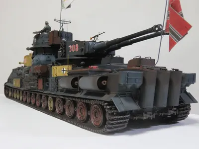 Модель из бумаги Тяжелый танк прорыва КВ-6 \"Бегемот\"