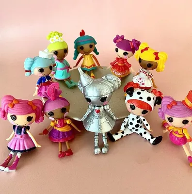 Lot of 5 Lalaloopsy Mini Dolls 3\" ~ 2 Micro Minis 1\" Dolls ~ 4 Accessory  Pieces | eBay