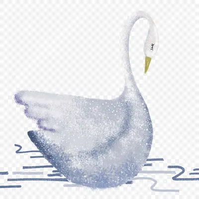 Лебедь рисунок акварелью» — создано в Шедевруме