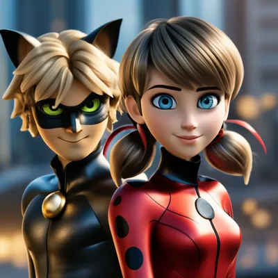 Аниме-ночник со сменными пластинами Леди Баг и Супер-кот Miraculous Ladybug  №991089 - купить в Украине на Crafta.ua