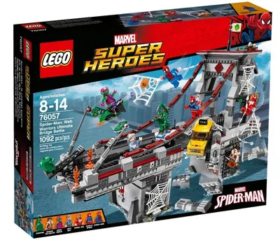 Конструктор LEGO Super Heroes Битва роботов Человек-Паук против Доктора  Осьминога 76198 купить по цене 10790 ₸ в интернет-магазине Детский мир