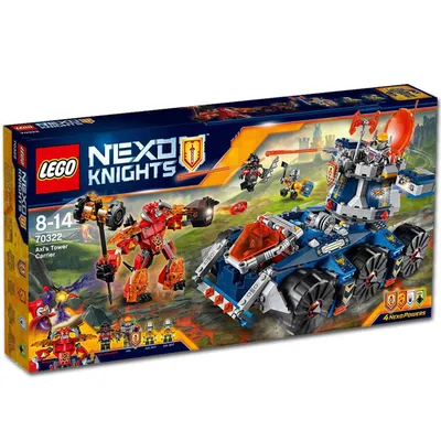 LEGO Nexo Knights: Башенный тягач Акселя 70322 - купить по выгодной цене |  Интернет-магазин «Vsetovary.kz»