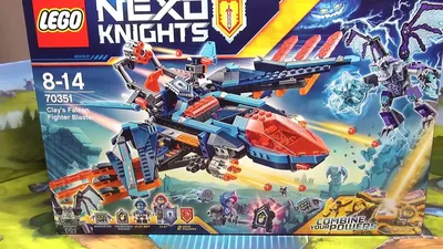 LEGO Nexo Knights 70351 Самолёт-истребитель Сокол Клэя. Новинка Лего Нексо  Найтс 2017 - video Dailymotion