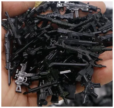 Набор оружия для Лего минифигурок, совместимые с Лего, 35 шт — купить в  интернет-магазине по низкой цене на Яндекс Маркете