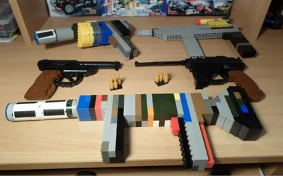 Конструктор пистолет Mini Uzi, стреляет, Mould King 14006, аналог LEGO  оружие - купить по лучшей цене в Минске от компании \"Магазинчик бай.  Магазин конструкторов и игрушек.\" - 148067678