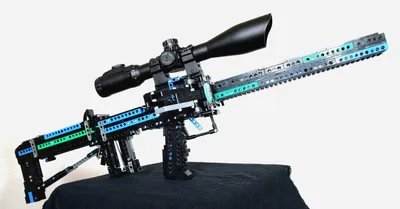 Lego mini figure 4 Black blaster gun space gun weapon | eBay