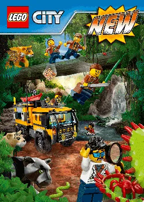 LEGO City Jungle Explorers Jungle Mobile Lab 60160 Building Kit (426 Piece)  | Lego city, Waterfall building, Lego