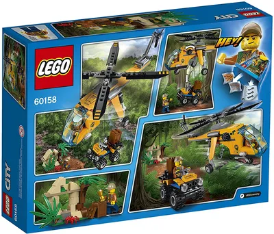 LEGO City Jungle Air Drop Helicopter Jungle Explorers Set 60162 |  #1891508234