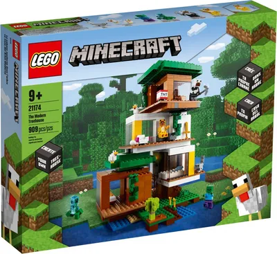 Конструктор ЛЕГО Майнкрафт 21174 ''Современный домик на дереве'' (LEGO  Minecraft)