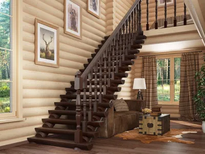 Лестницы на второй этаж в дом модель 71: продажа, цена в Фаниполе.  Комплектующие для лестниц от \"DOMKOVKI.BY\" - 104963675
