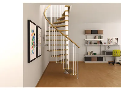Прямая лестница на второй этаж из ясеня ЛС-1765 - купить в  Санкт-Петербурге, цена от 301000 руб.
