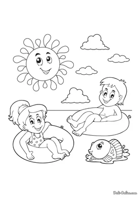 Рисунки рисунки времена года лето для детей - фото и картинки  abrakadabra.fun