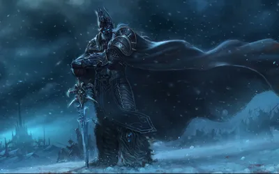 Lich King Ner'Zhul Portrait - view more World of Warcraft paintings