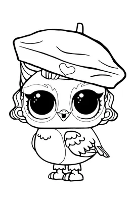 Angel Coloring Page Lotta LOL | Angel coloring pages, Cute coloring pages,  Lol dolls