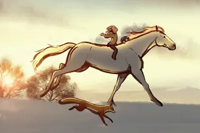 Спирит. Душа прерий - «Ох, эта грация... Люблю лошадей. Отличный мультфильм!»  | отзывы