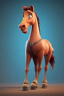 персонаж мультфильма лошадей в подкове Иллюстрация вектора - иллюстрации  насчитывающей мило, рекламировать: 228775334