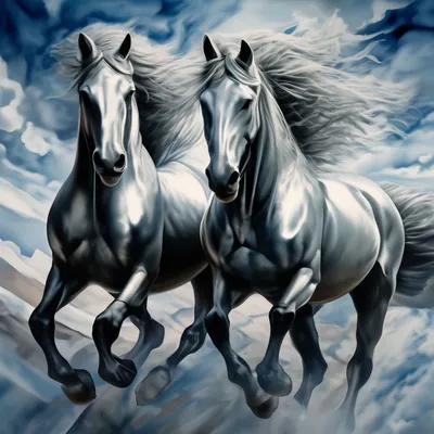 Улыбаясь Скачущих Лошадей Изолированы На Белом Фоне — стоковая векторная  графика и другие изображения на тему Лошадь - iStock