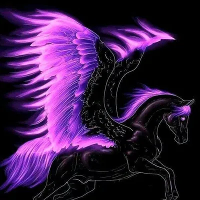 Лошадь единорог Пегаса мультфильма с розовой иллюстрации вектора крыльев  Иллюстрация вектора - иллюстрации насчитывающей конструкция, пинк: 209894983