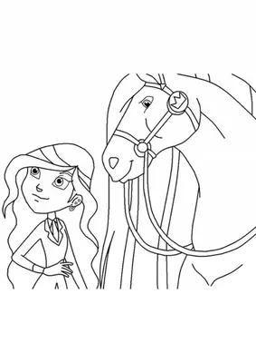 Раскраска Лошадка | Раскраски лошадей. Раскраски лошадок и коней