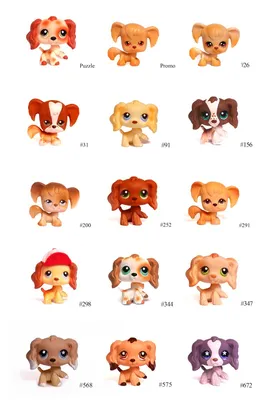 LPS CAT Littlest pet shop, игрушки с головой поплавка, кокер-спаниель,  собака #156 загар с коричневыми ушками, НАСТОЯЩИЕ Оригинальные Аниме  фигурки, игрушки | AliExpress