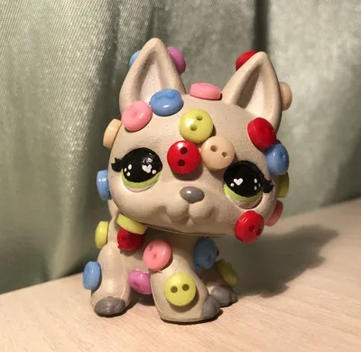 Littlest Pet Shop LPS OOAK Dog Shepherd with buttons ЛПС ООАК Собака |  Custom lps, Lps pets, Lps toys