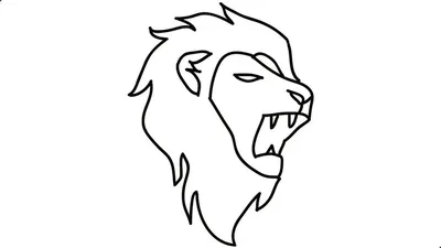 лев, нарисованный лев, креативные львы, львы png | Klipartz