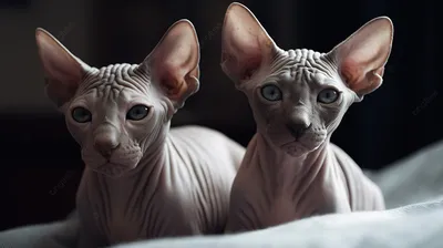 Сиамские лысые кошки. | ВКонтакте