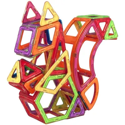 Треугольник - деталь магнитного конструктора купить за 29 руб в магазине  игрушек www.magazinigrushek.moscow с доставкой по Москве и всей России