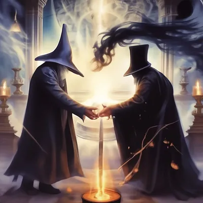 Маги белой магии против магов …» — создано в Шедевруме