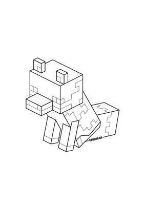 Minecraft Creeper Книжка-раскраска Рисунок, Золотодобытчик мультфильм,  угол, белый, прямоугольник png | Klipartz