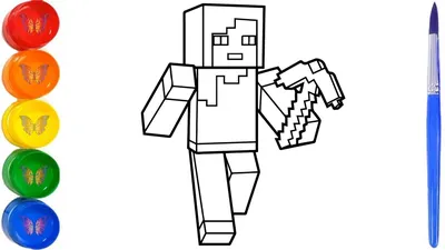 Картинки для срисовки Minecraft (рисунки для срисовывания Майнкрафт)