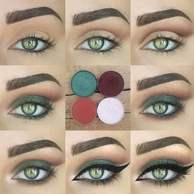 Как подчеркнуть истинную красоту зеленых глаз?! + примеры макияжа | Красота  | Дзен