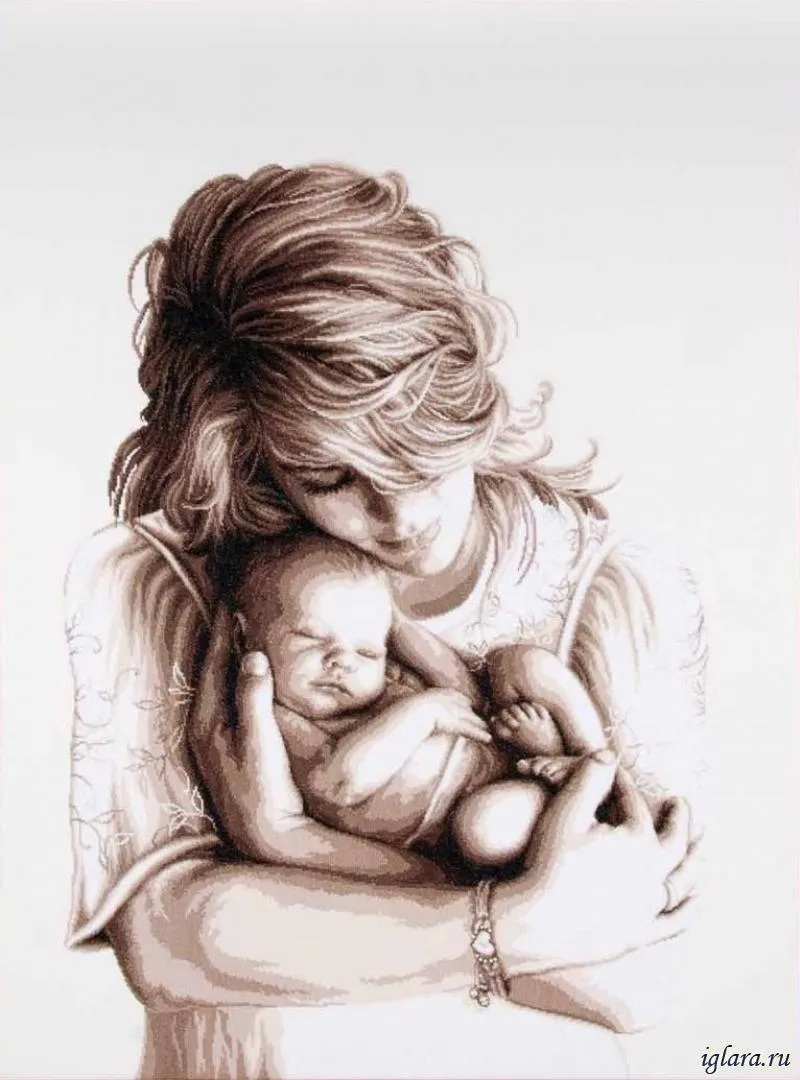 Проекты мама и ребенок. "Мать и дитя", Жук, 1906. Мать и дитя. Иллюстрации материнство. Мать и младенец арт.