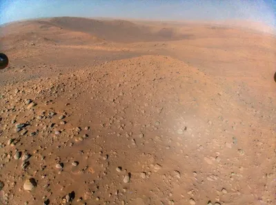 Космический вертолет NASA сделал редкий снимок с пейзажем Марса | РБК Life