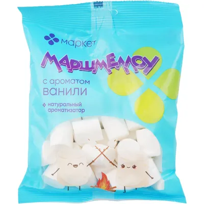 Склад Игрушек и Сладостей оптом - Зефир HAPPY MALLOW хрустящий маршмеллоу  (ZF-7-1) 30 гр*1кор*20 шт