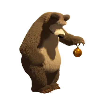 Masha and the Bear PNG transparent image download, size: 1429x1387px