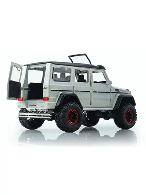 Модель машины Mercedes-Benz G-класса G63 AMG Мерседес Бенц Гелик ДПС,  масштаб 1:24, длина 21 см. Металлическая инерционная машинка с  открывающимися дверьми, капотом и багажником - купить с доставкой по  выгодным ценам в