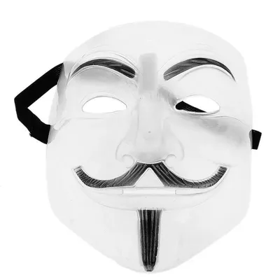 Латексная маска Анонимуса купить в Москве - описание, цена, отзывы на  Вкостюме.ру